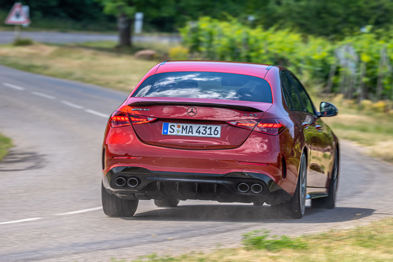 002 mercedes amg c43 rear cornering 2022