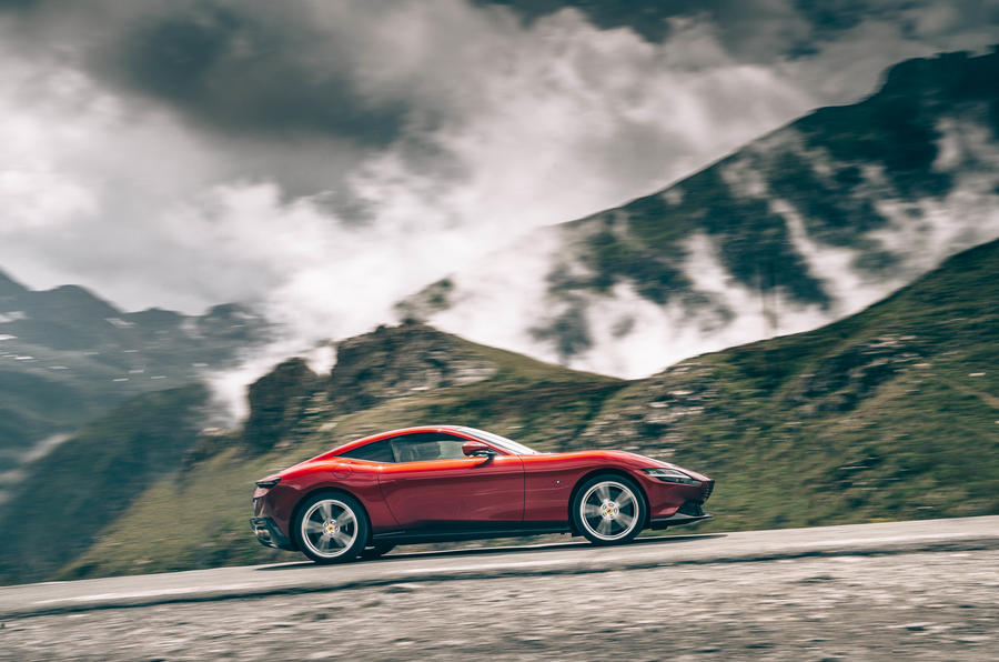 Ferrari Roma 2020 road test review - hero side