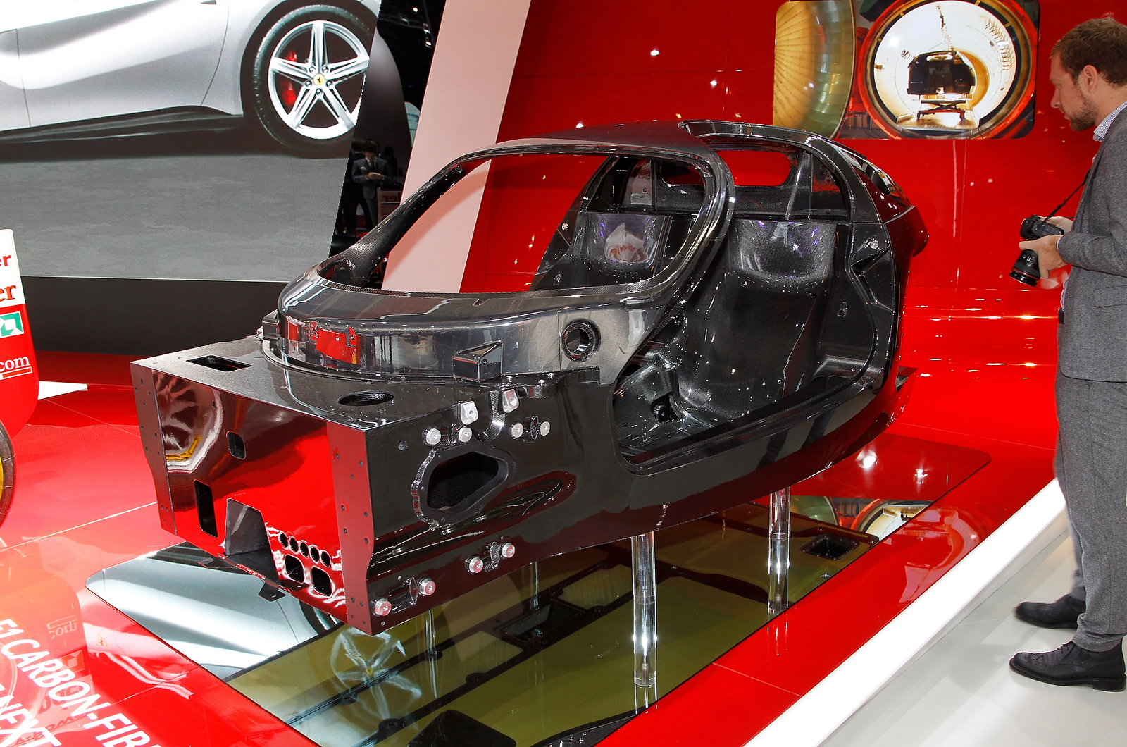 Ferrari's Enzo Successor Laid Bare With Carbon Fiber Chassis Display ...