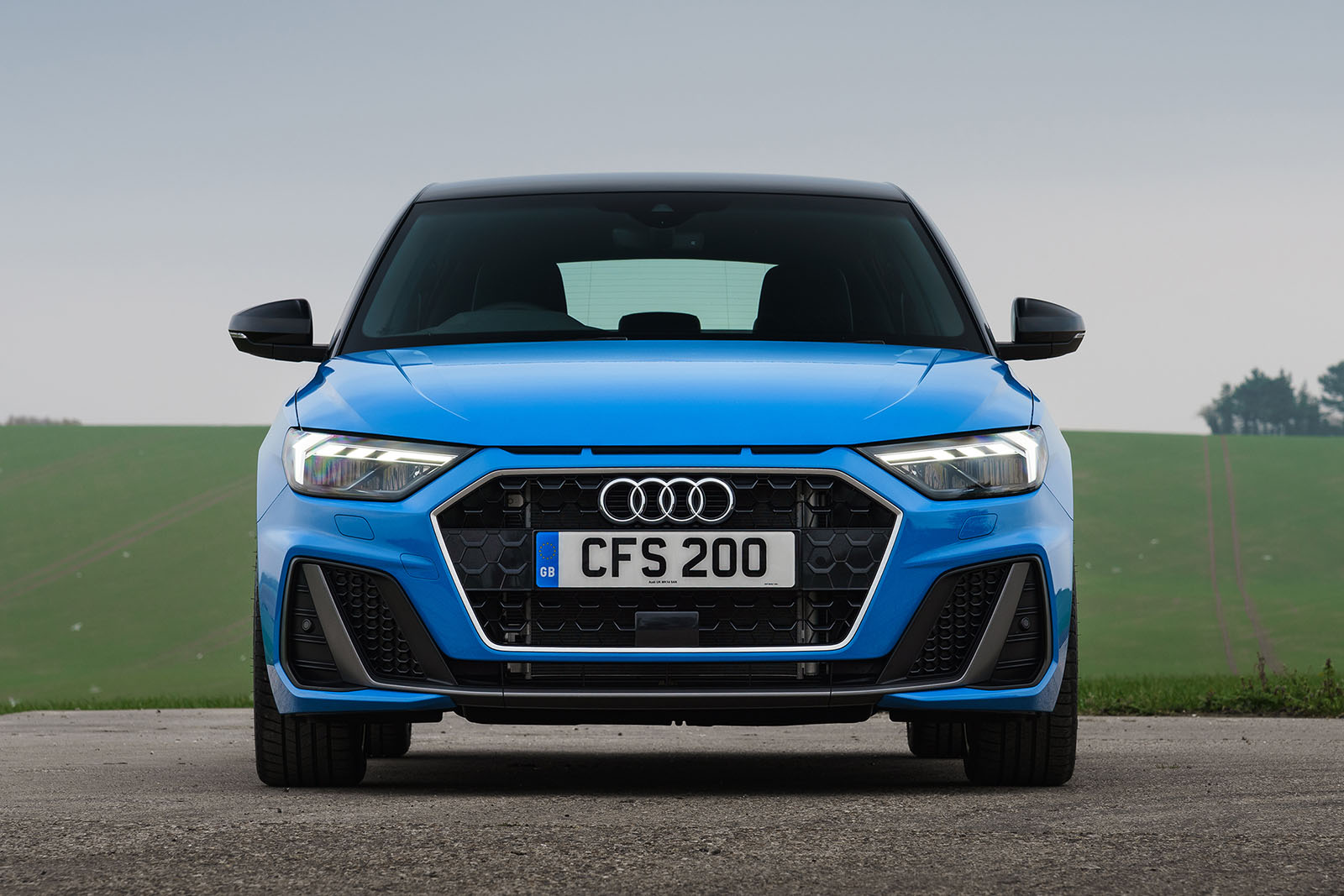 Audi A1 head on