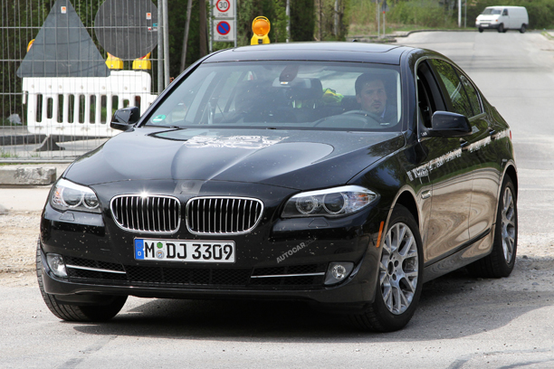 Bmw 5 Series Hybrid Spied Autocar