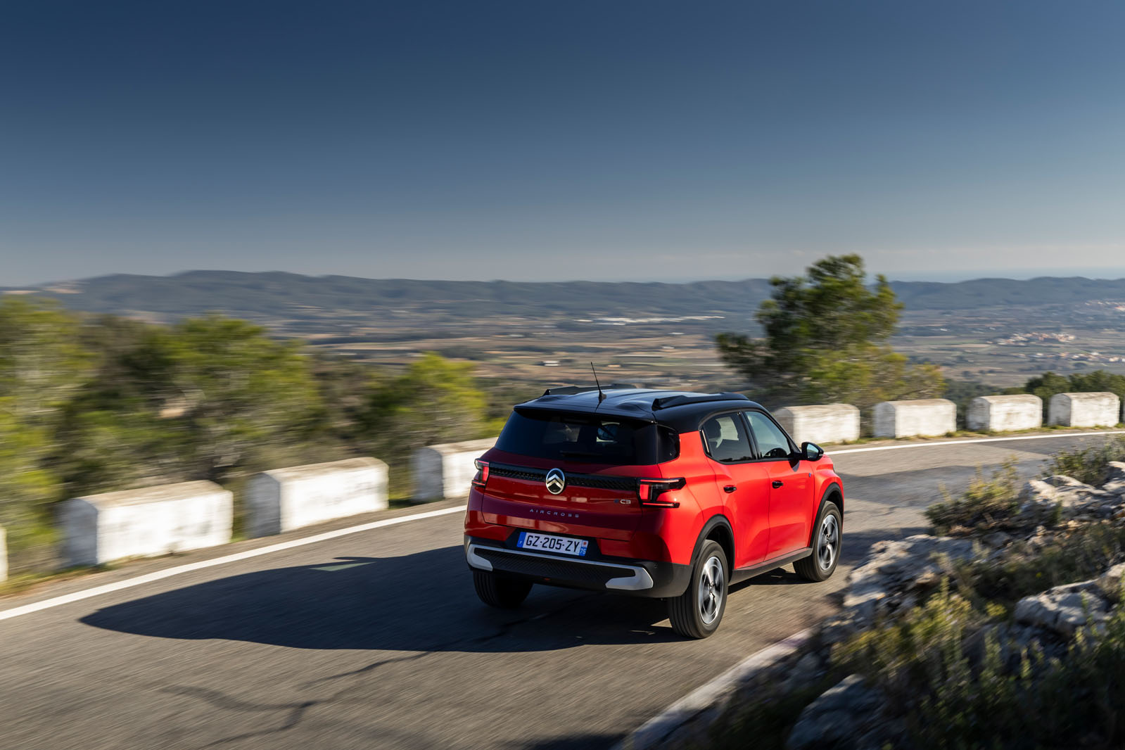 Citroen e C3 Aircross review 2025 024 rear scenic