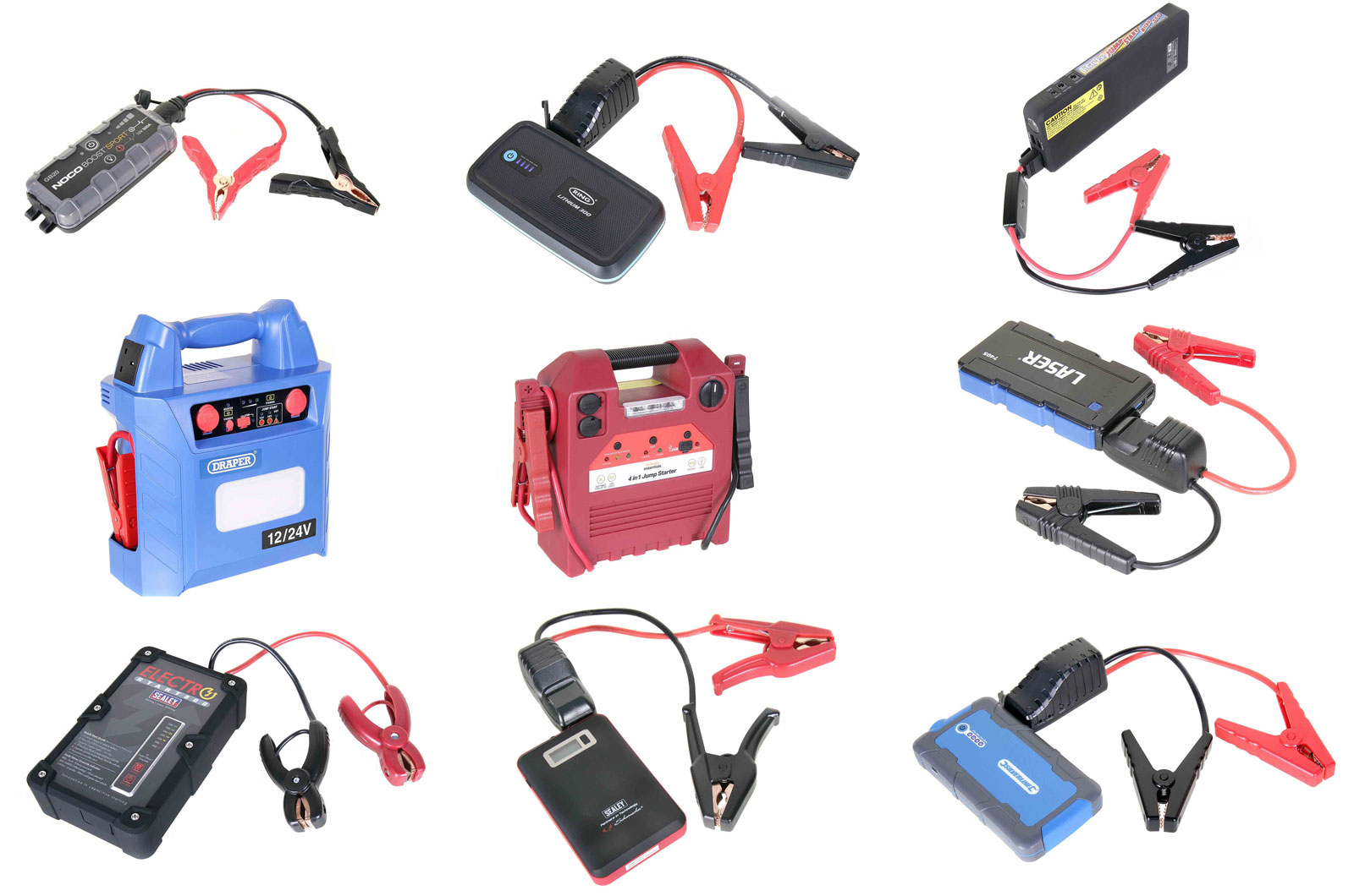 4000 Amp current Lithium-ion Battery Car Booster Starting Device 12V/24V  Portable Emergency Jump Starter - AliExpress