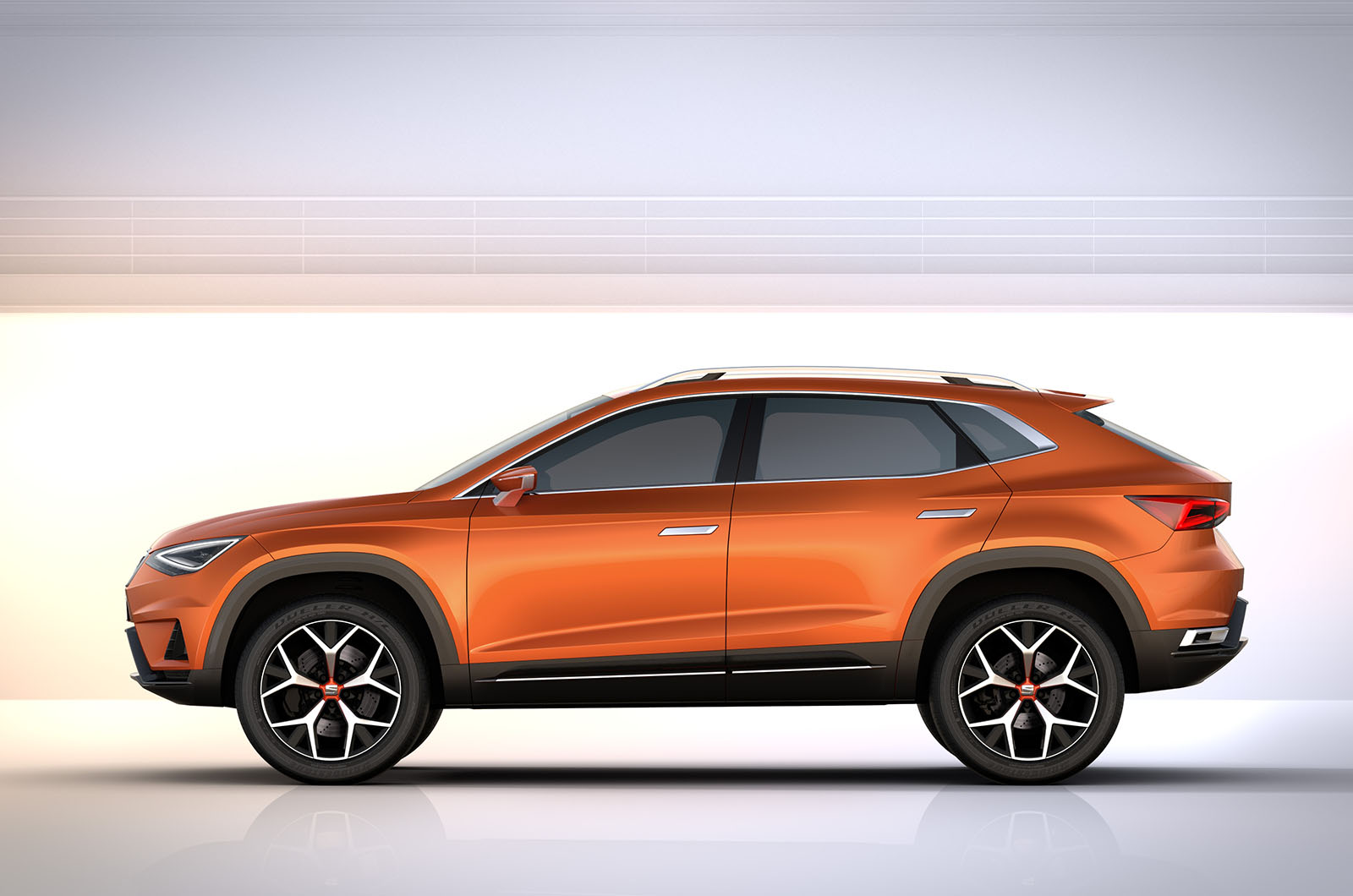 Seat Ateca 2016-present Dimensions Side View