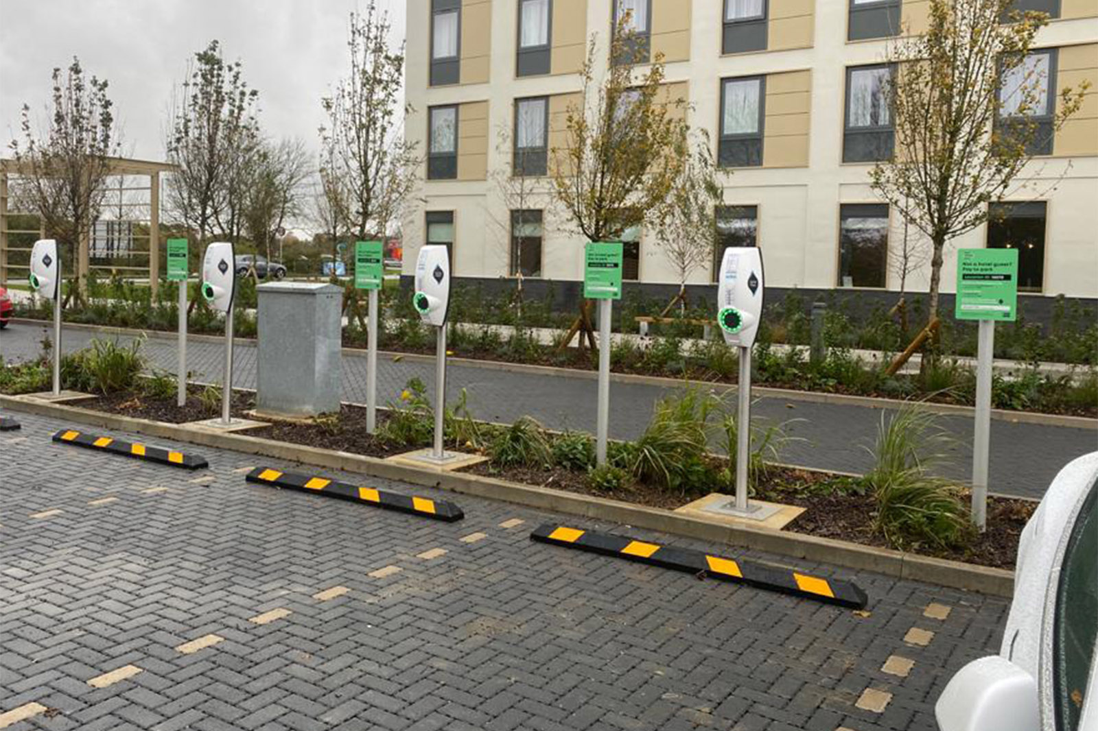 Online parking service introduces prebookable EV chargers in UK Autocar