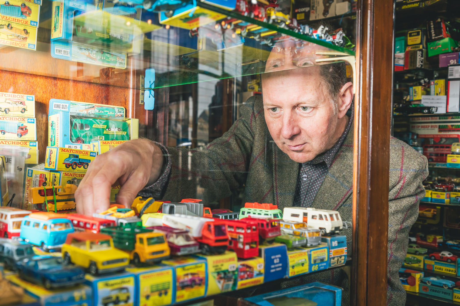 Toy shop store cars