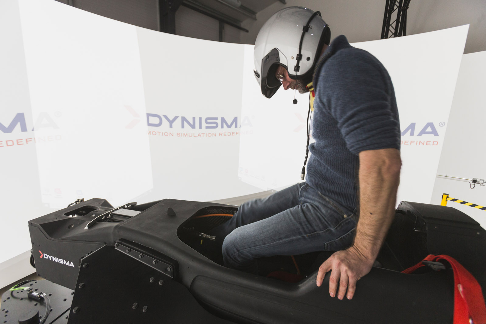 Behind the wheel of the world's most advanced racing simulator