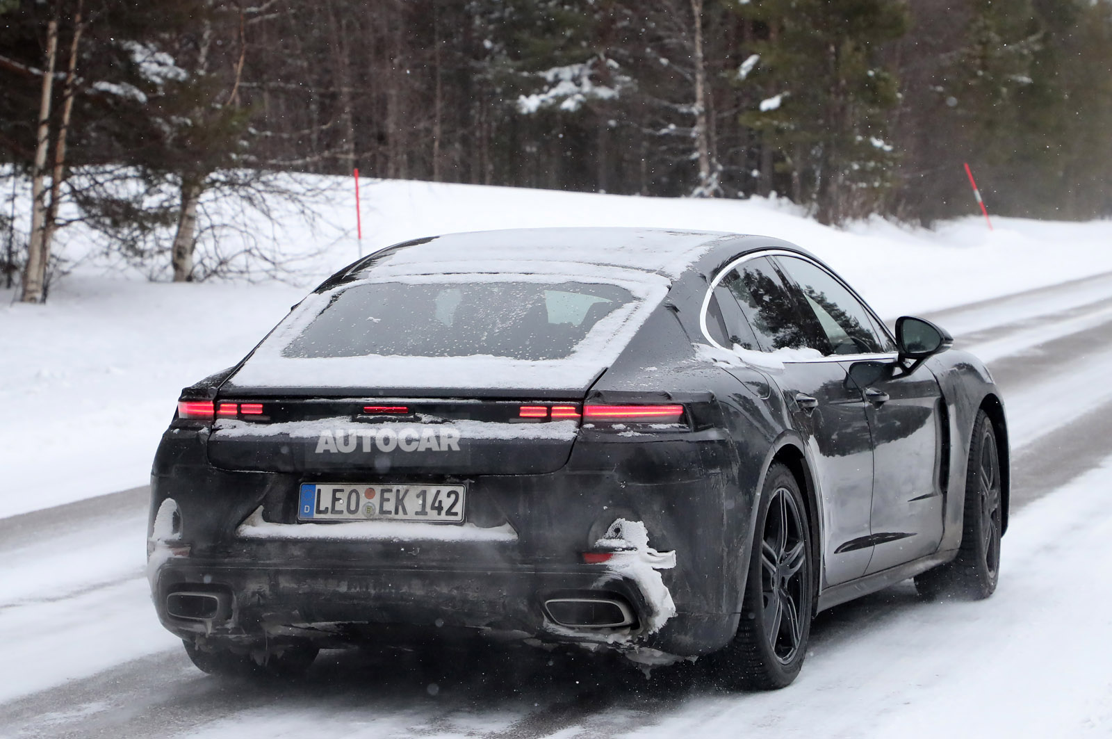 2023 Porsche Panamera Facelift Spied Flaunting Large Side Intakes -  autoevolution