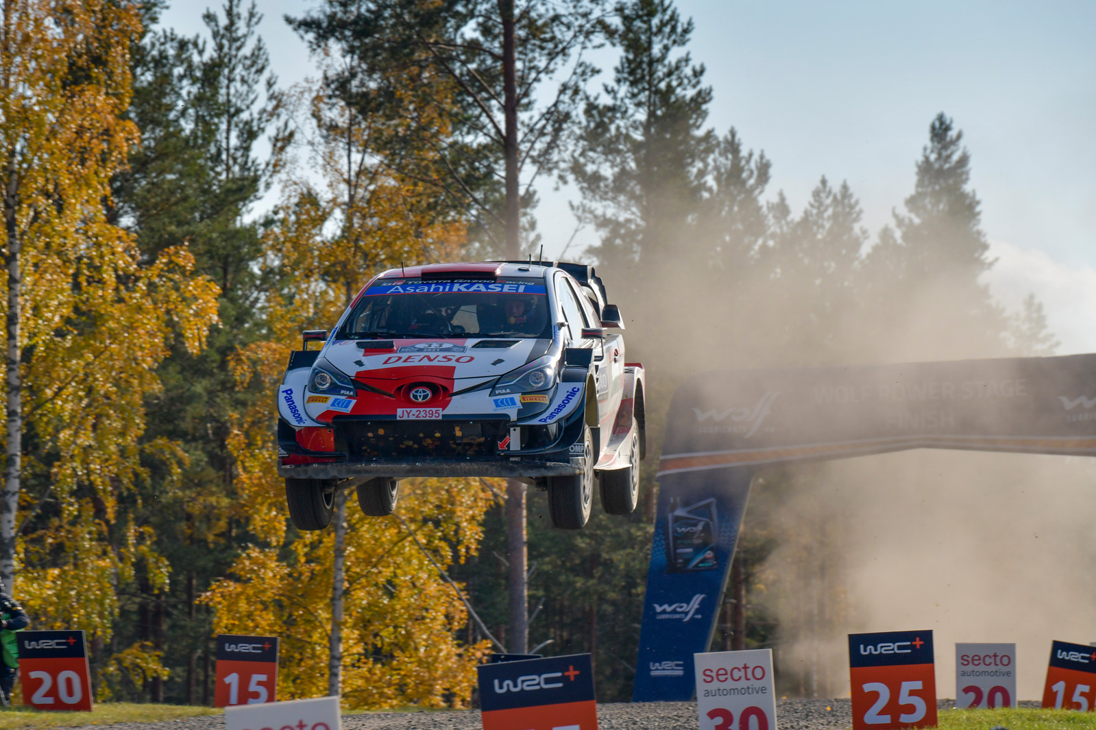 Finland WRC Toyota and Elfyn Evans emerge as winners Autocar