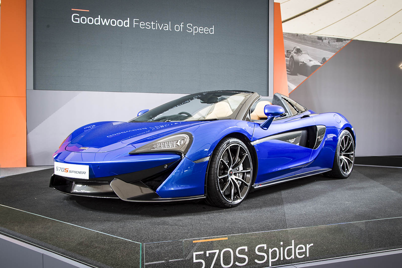 McLaren 570S Spider makes public debut at Goodwood | Autocar