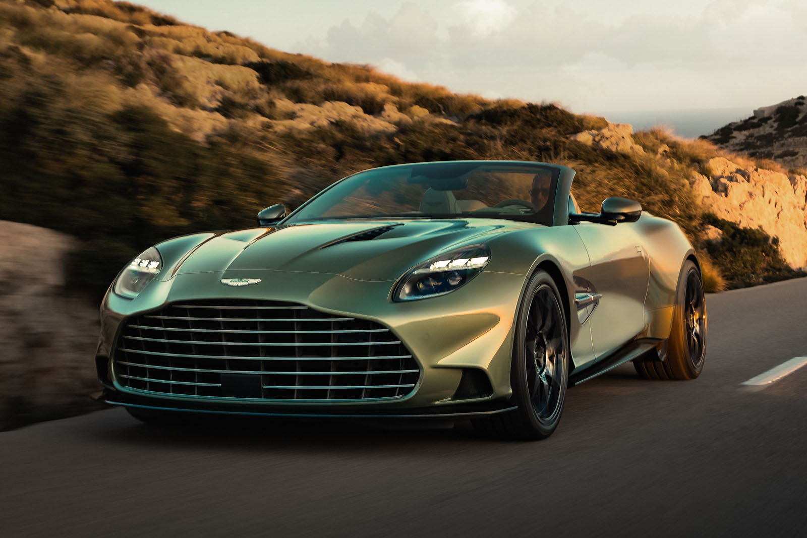 Aston Martin Vanquish Volante revealed as 214mph V12 roadster