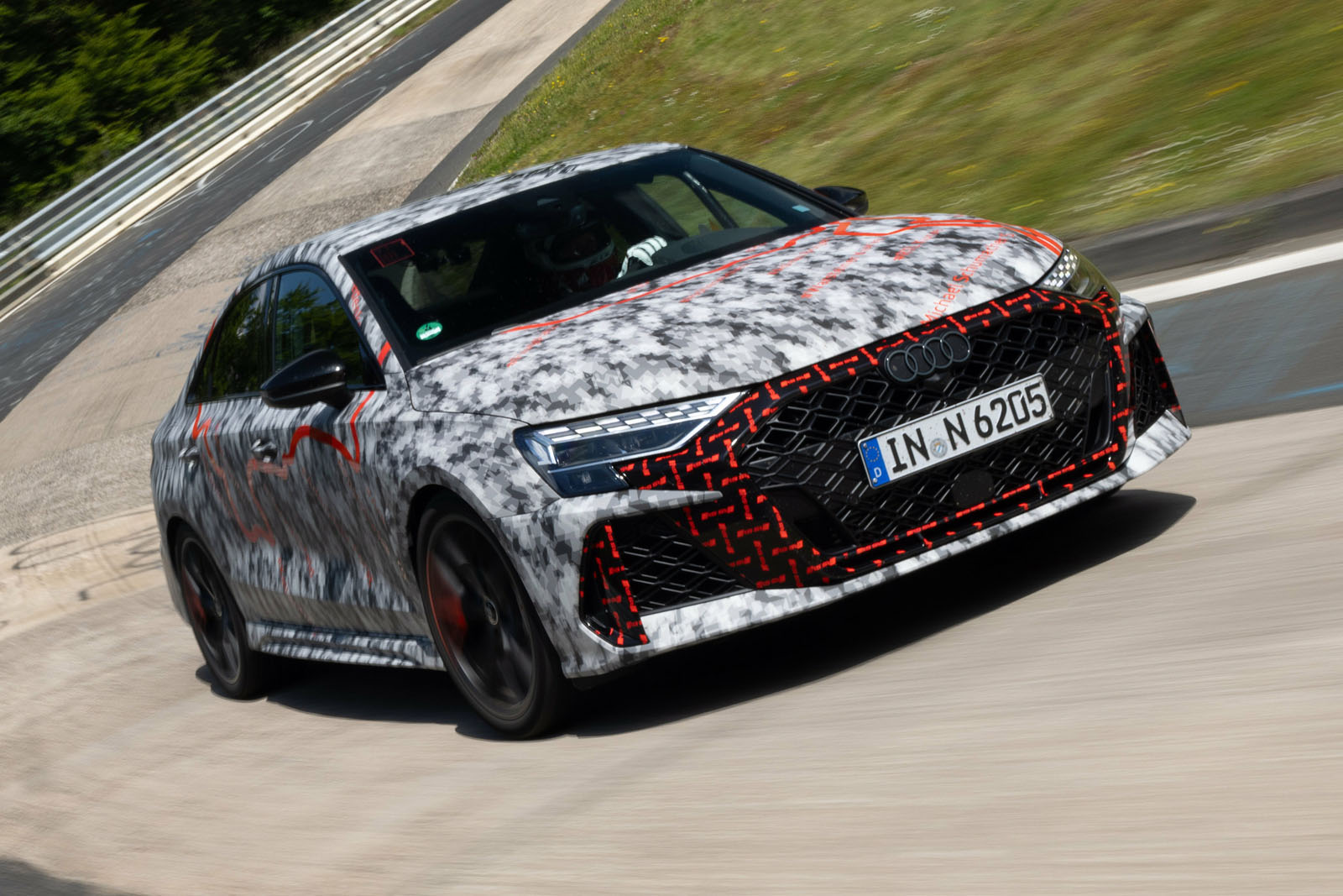 First pictures of facelifted Audi RS3 as it claims Nürburgring record | Autocar