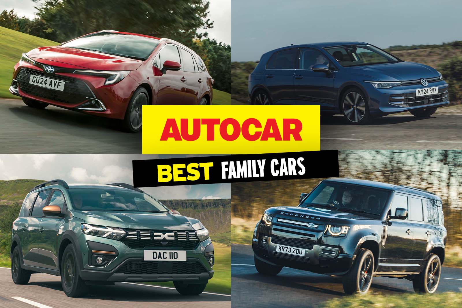 The best family cars – driven, rated and ranked