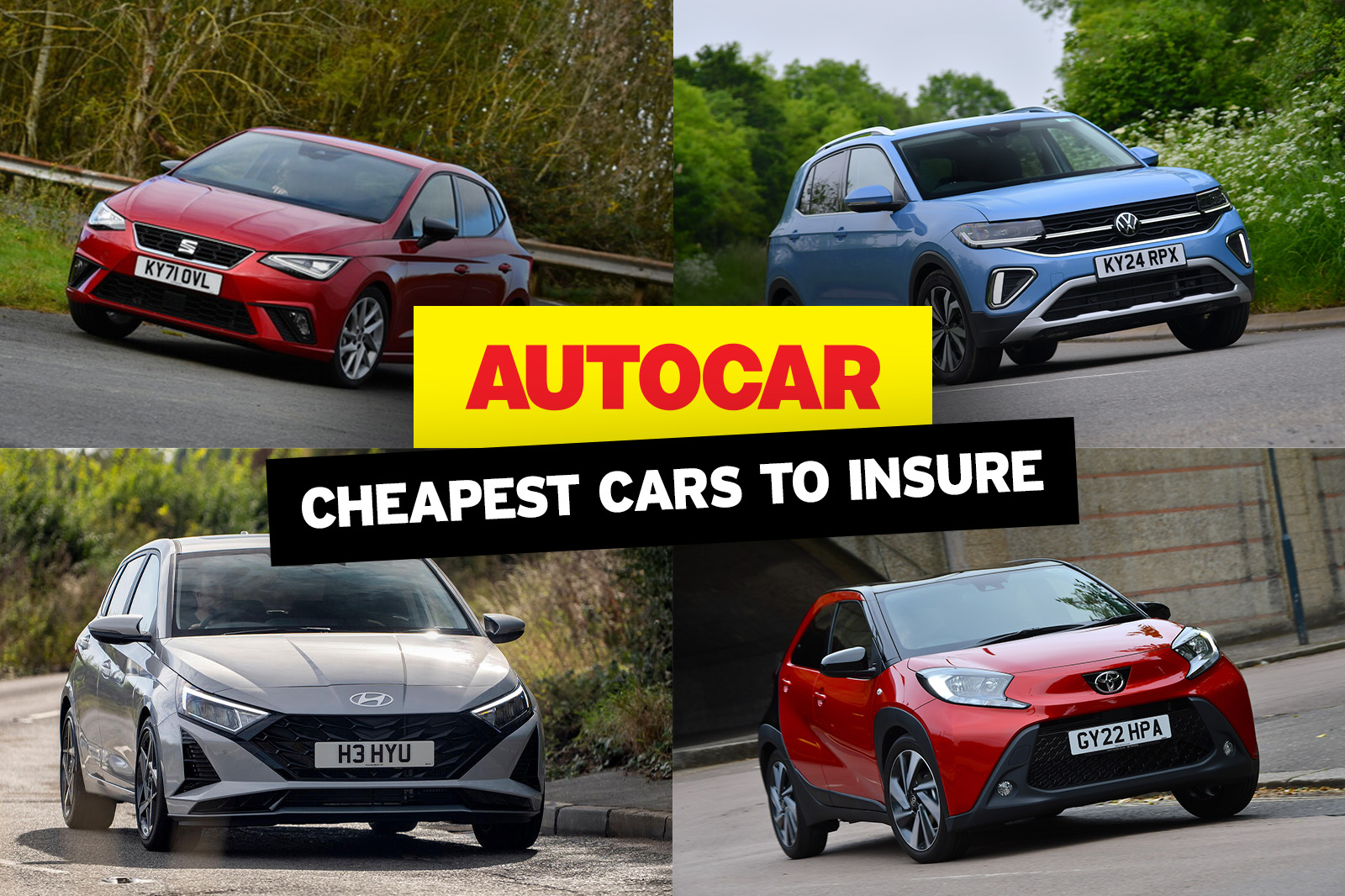 The cheapest new cars to insure 2025