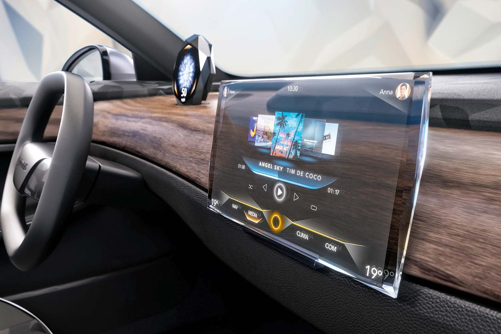 How Continental is making a transparent infotainment system
