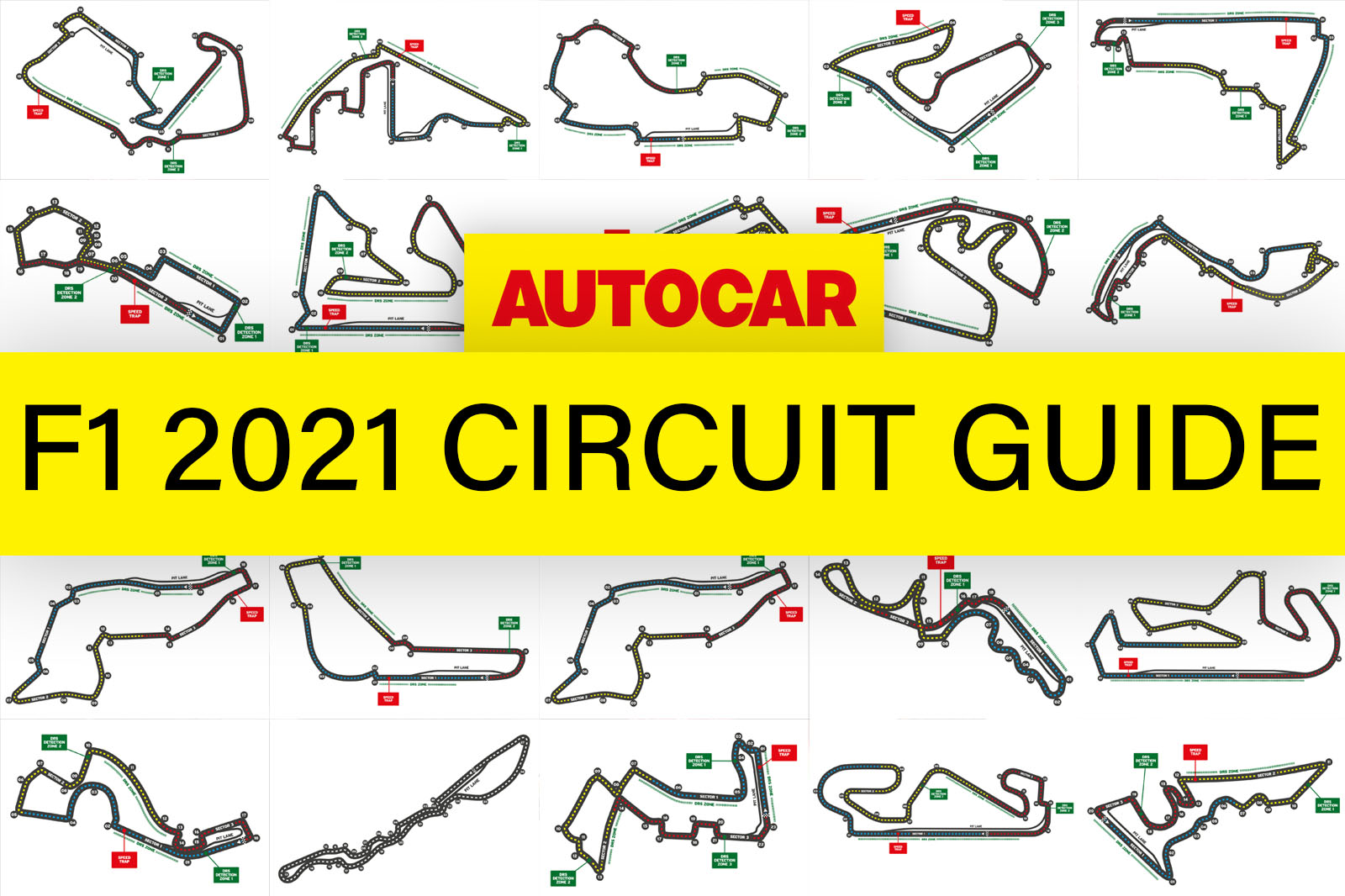 Formula One circuit guide 2021 Autocar