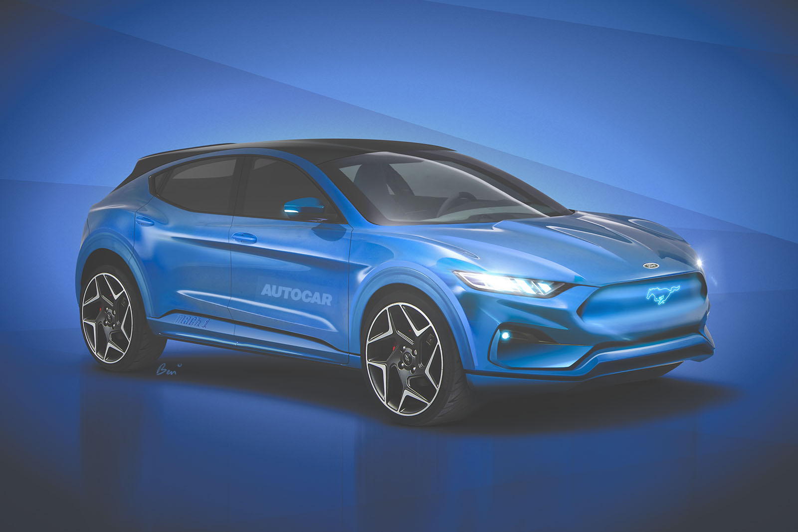 Ford Mustang Mach E First Images Of All New Electric Suv Leaked Autocar