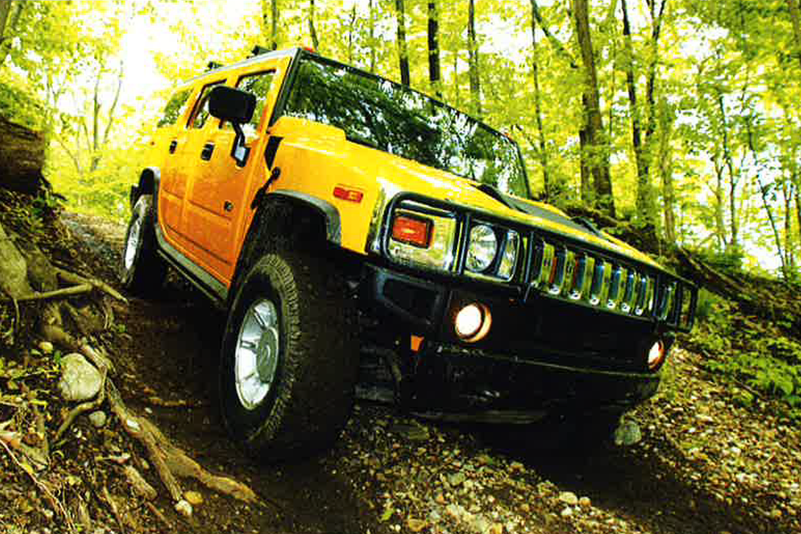 THROWBACK!  A BODY-DROPPED HUMMER H2 - Street Trucks