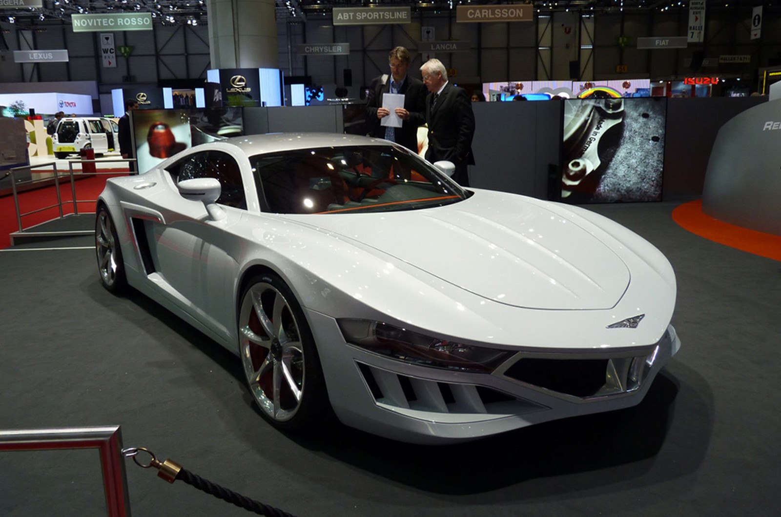 Presented at the 2010 Geneva Motor Show, it was a heavily modified Audi R8 that was to be called X10V