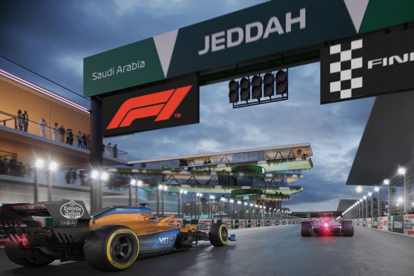 Formula 1 2021 Jeddah street circuit layout revealed Autocar