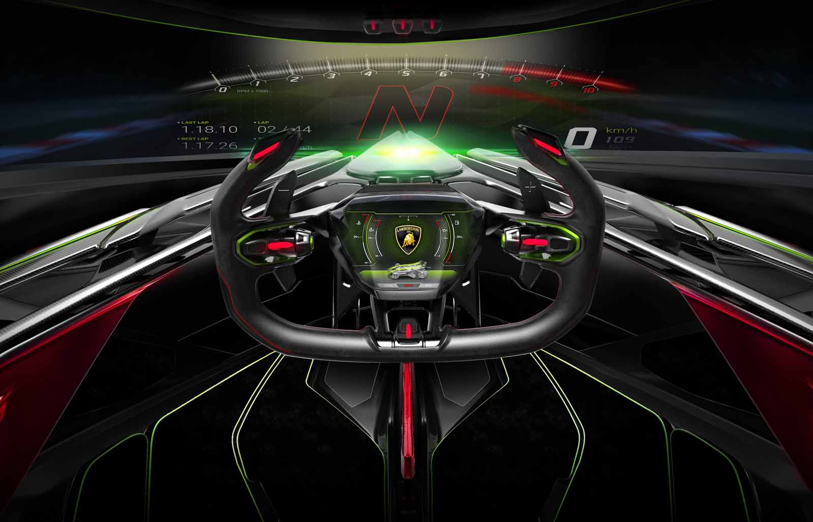 Lamborghini V12 Vision Gran Turismo Concept Car Officially Unveiled