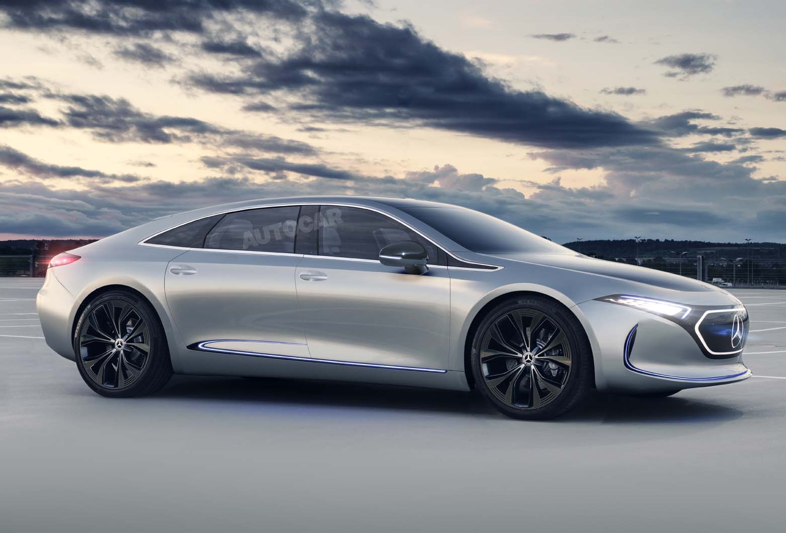 Mercedes Eq S To Be Flagship In Bn Electric Model Blitz Autocar