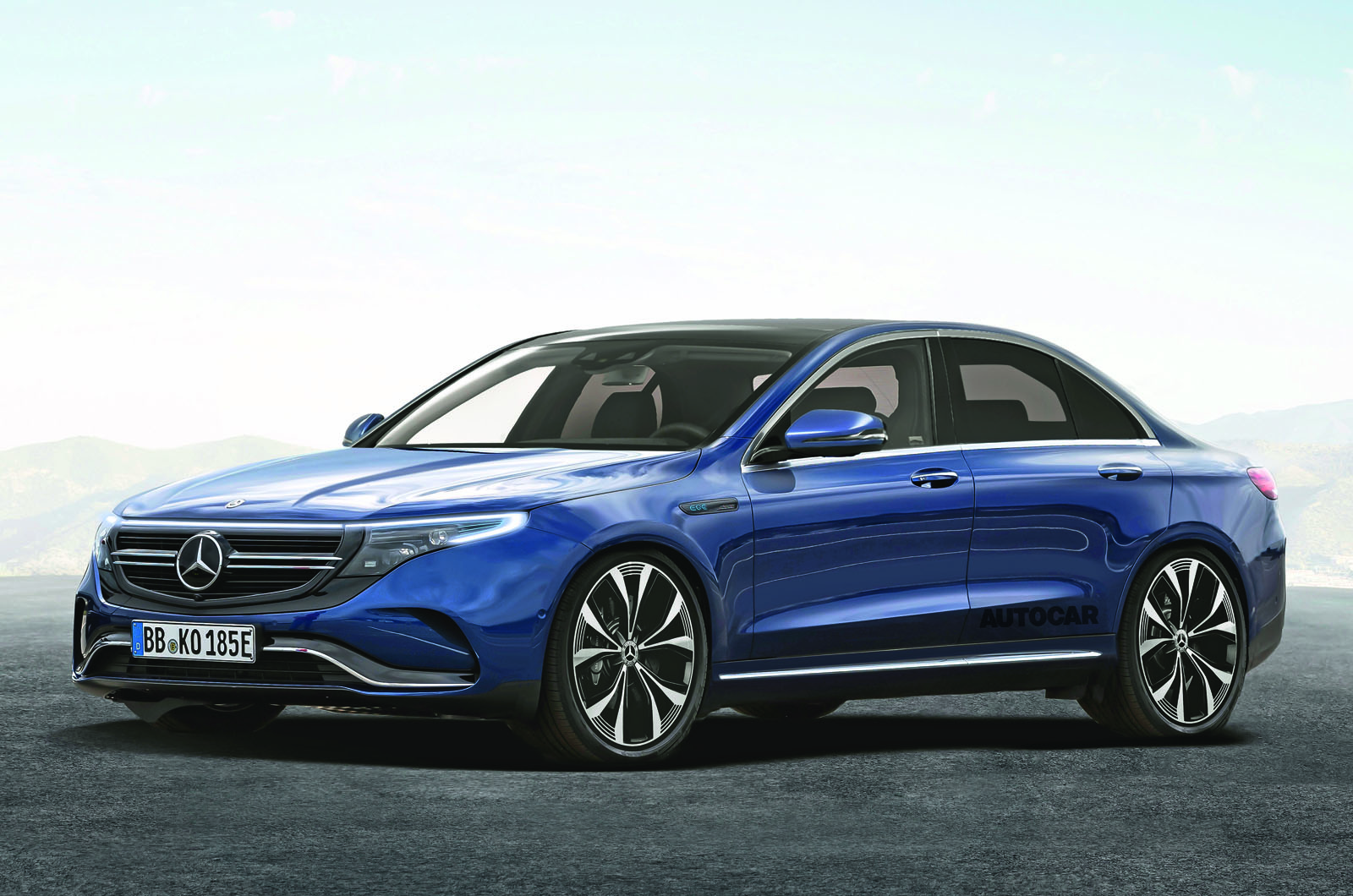 Mercedes EQA Rendering Previews Electric Sedan's Aerodynamic Future