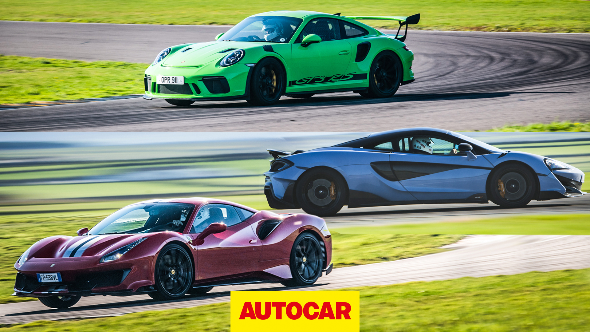 Ferrari 488 Pista Vs Mclaren 600lt Vs Porsche 911 Gt3 Rs