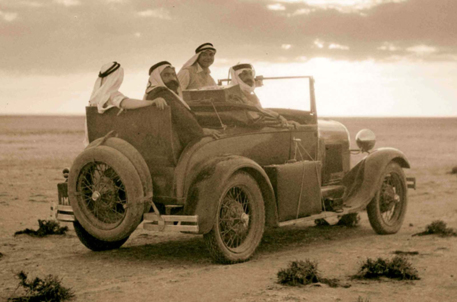 Going recklessly into the Sahara desert, 98 years ago