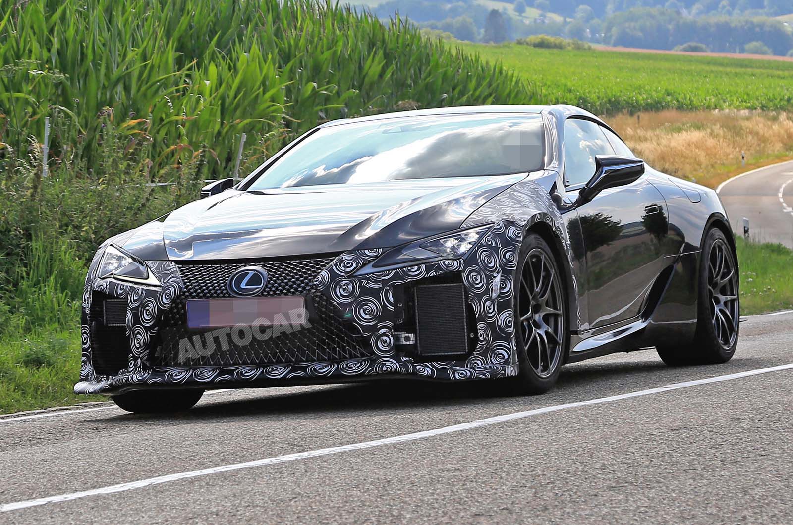 Hotter Lexus Lc F Spotted Testing For The First Time Autocar