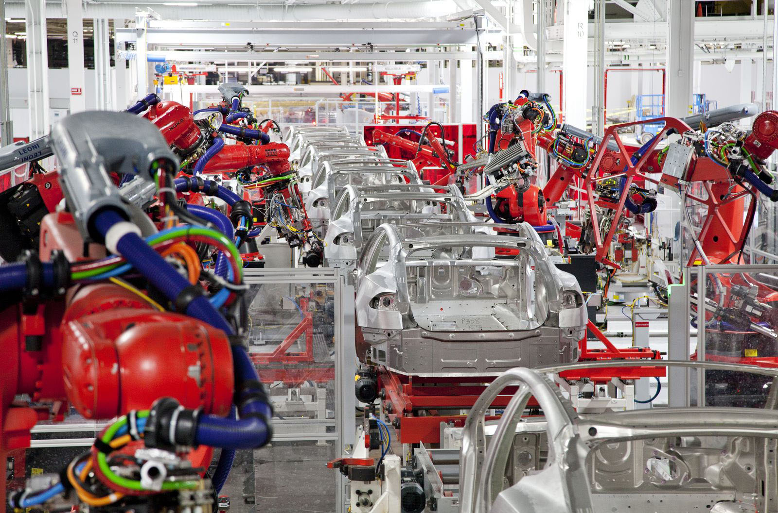 tesla car production