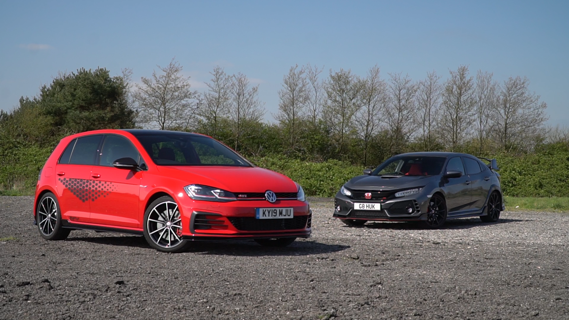 Track battle: 2019 VW Golf GTI TCR vs Honda Civic Type R | Autocar