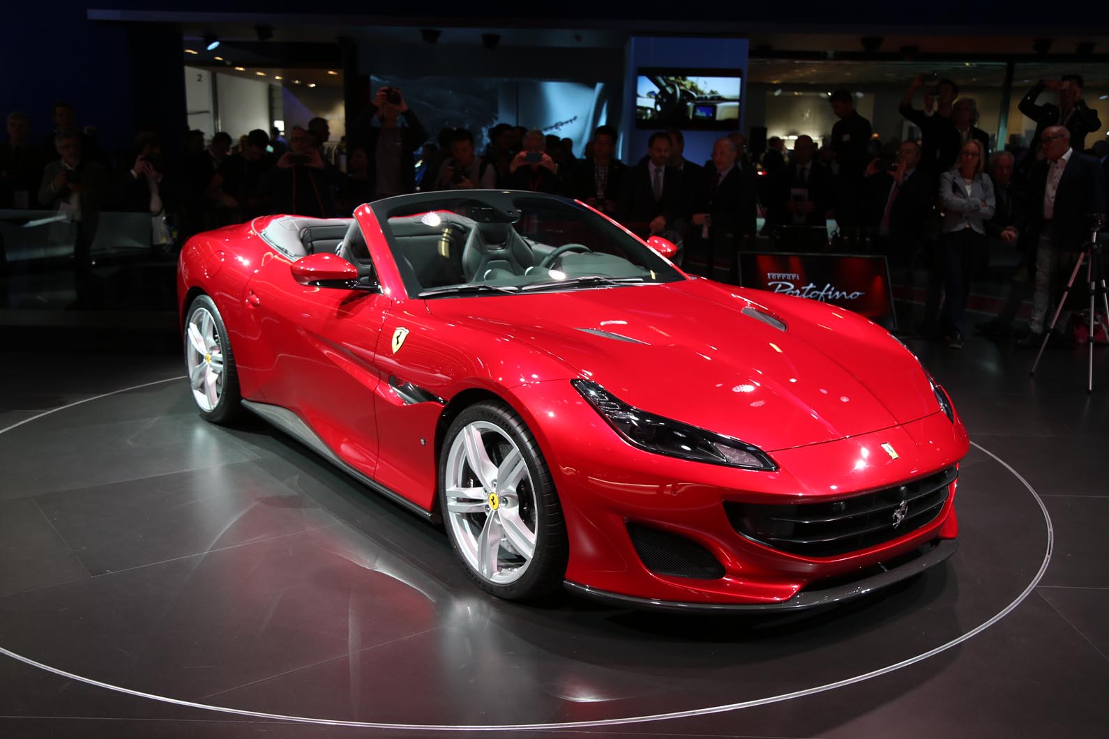 New Ferrari Portofino shown in public for first time Autocar