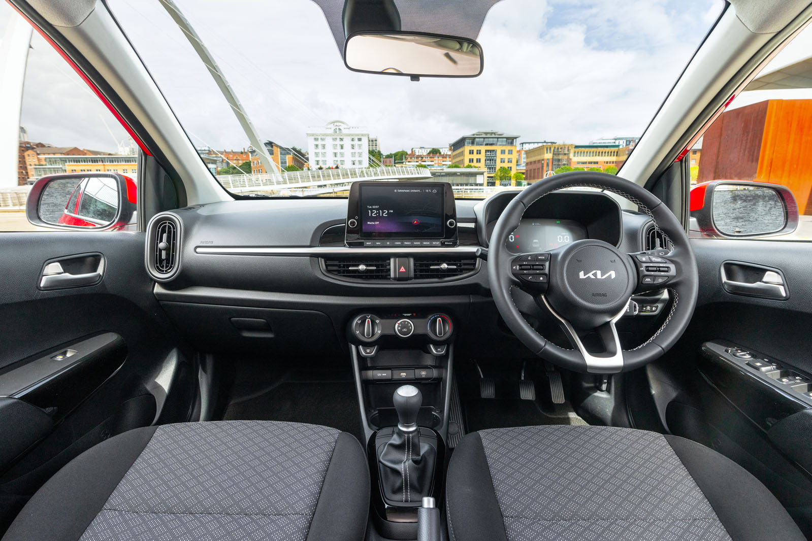 Kia Picanto review 2024 07 dash