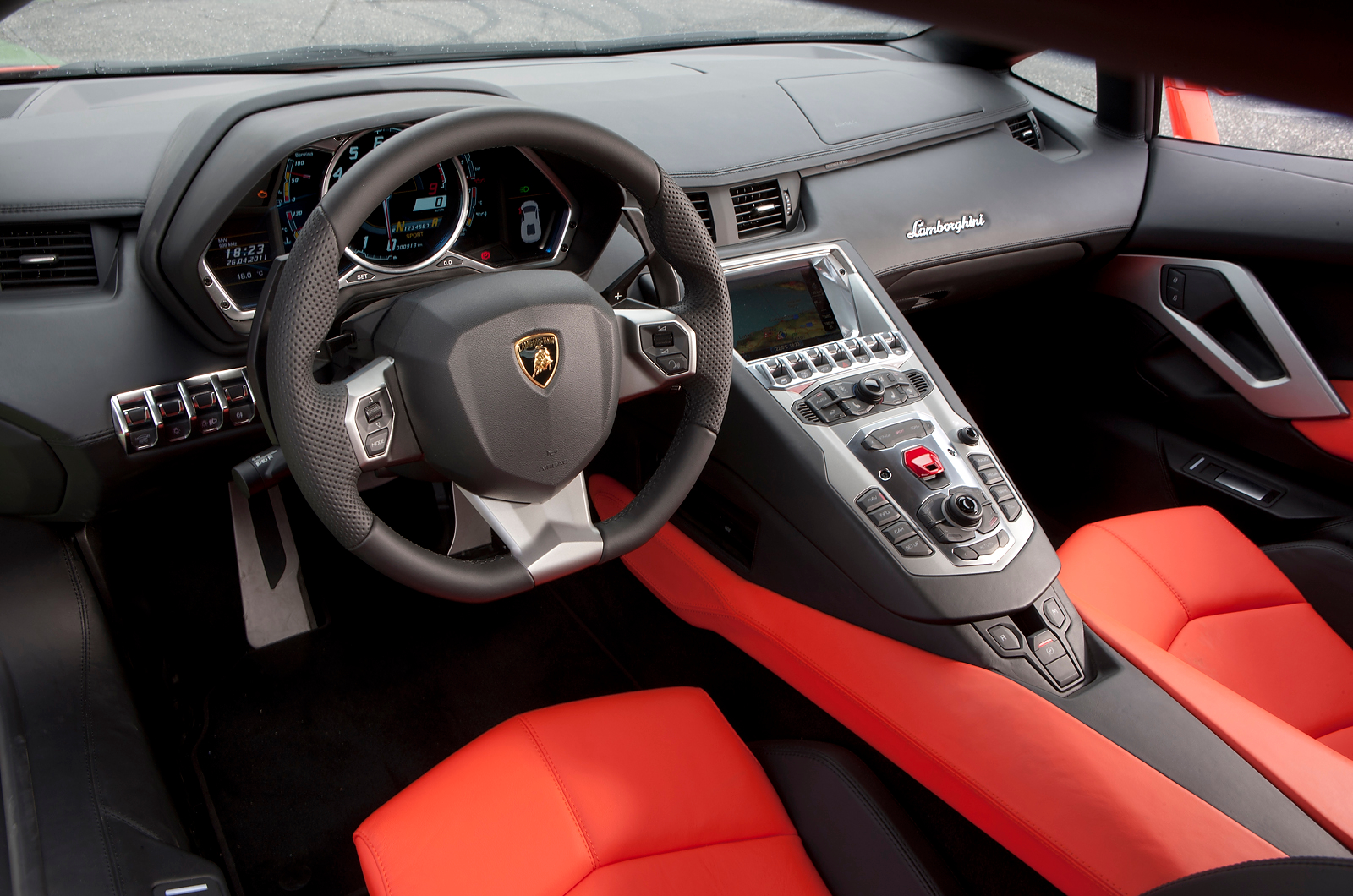 Lamborghini Aventador interior | Autocar