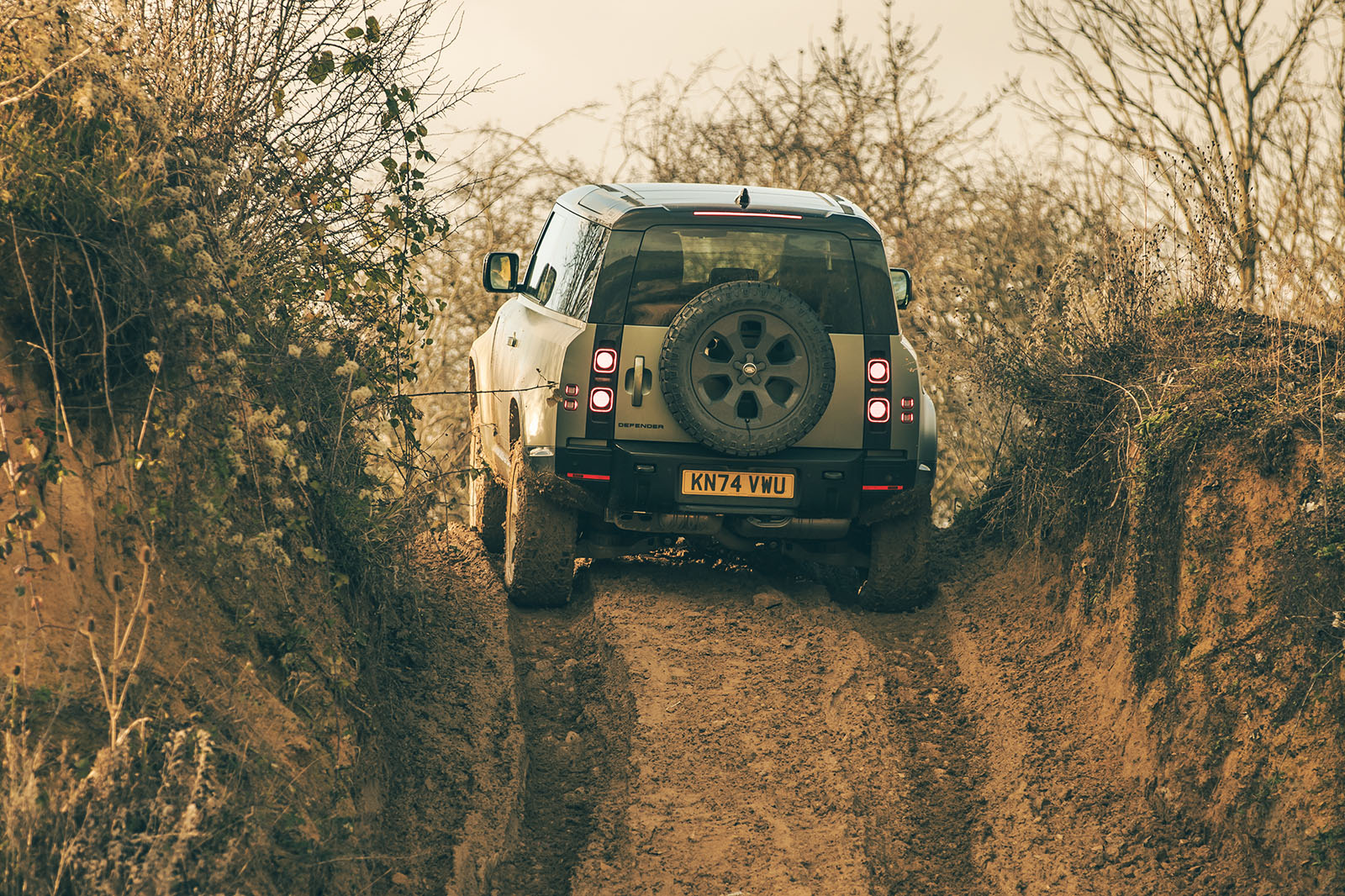 Land Rover Defender review 2024 02 off road rear