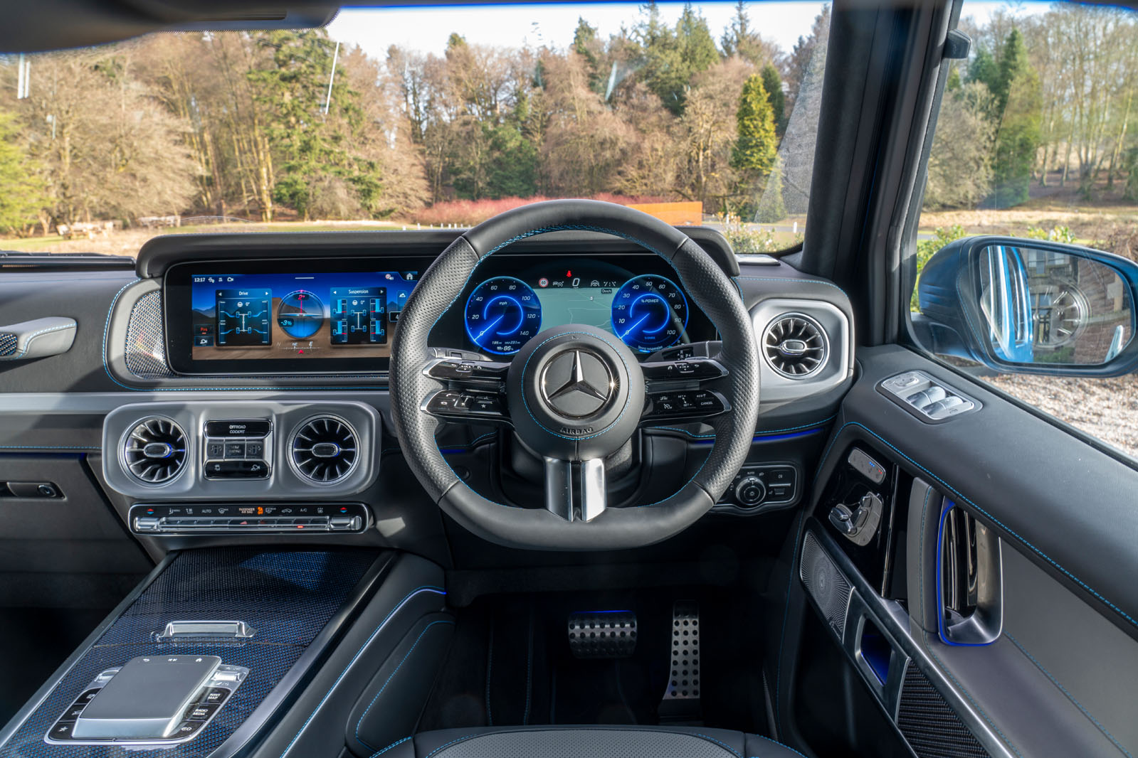 Mercedes G580 review 2025 009 dash