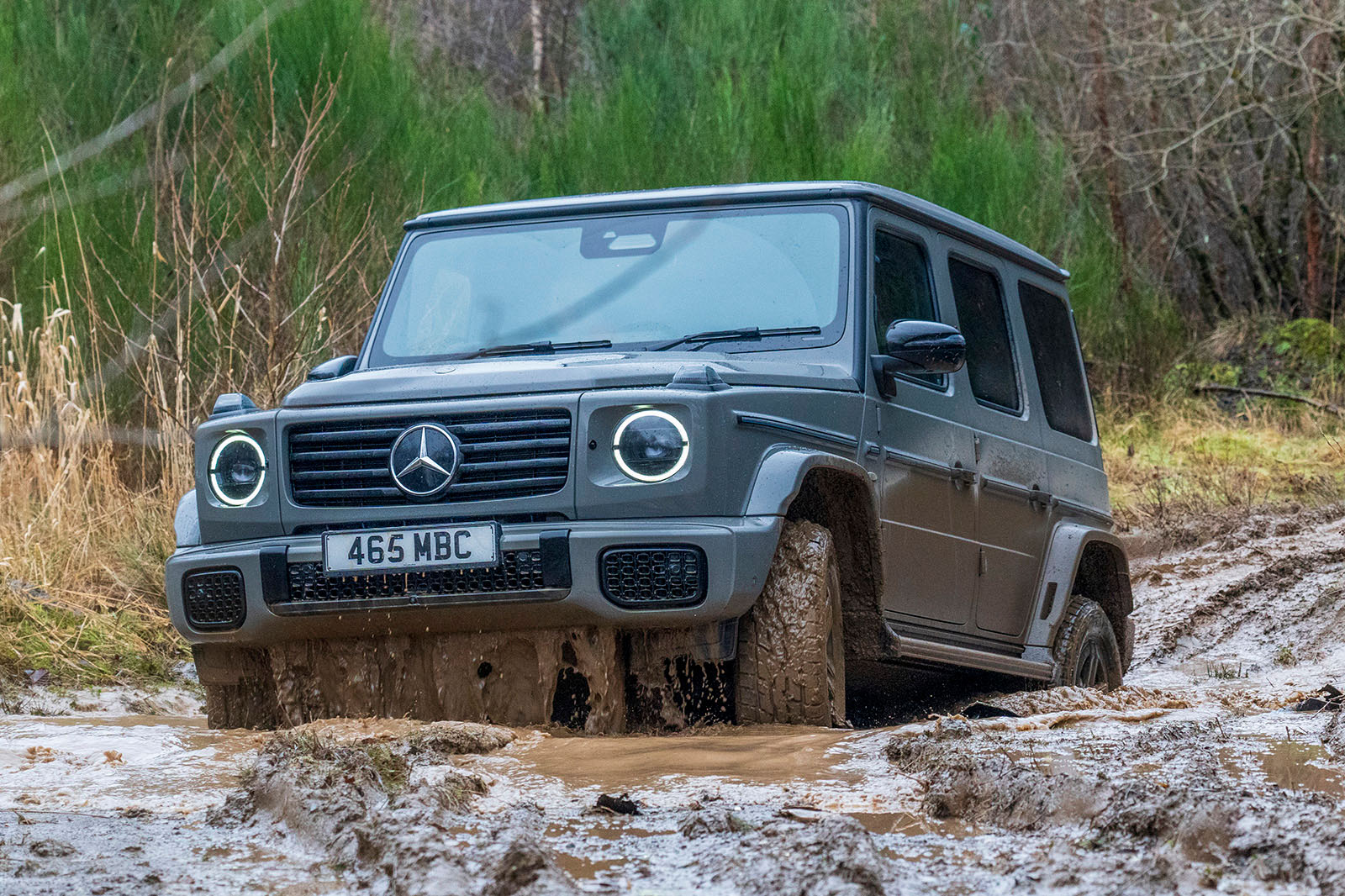 Mercedes G580 review 2025 020 front off road