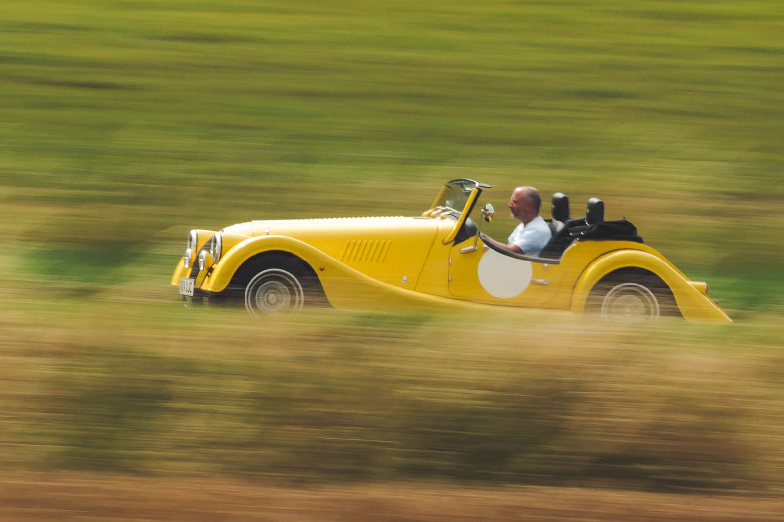 morgan plus four review 2024 02 side panning