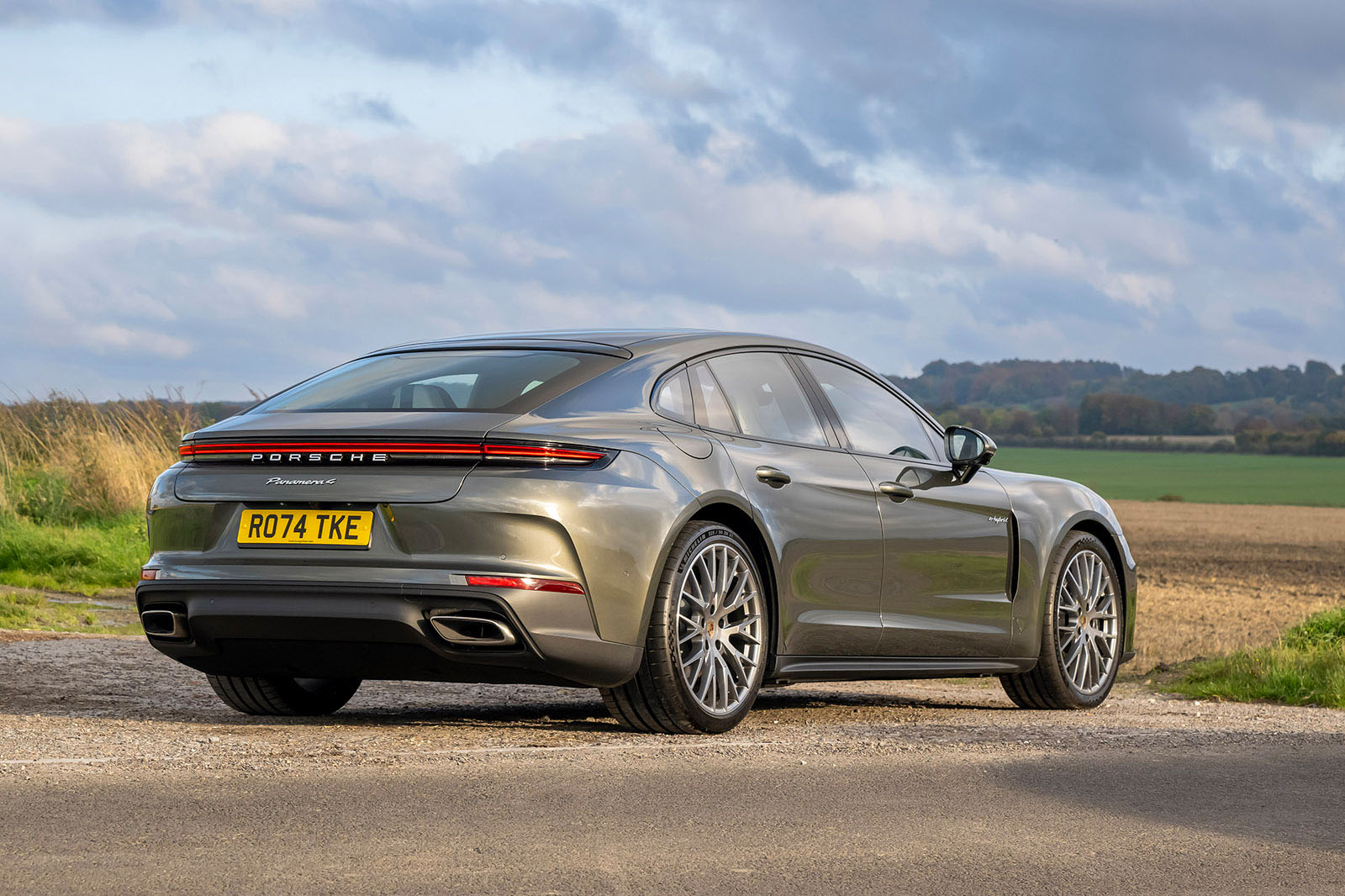 porsche Panamera 4 E Hybrid review 2025 020 rear static