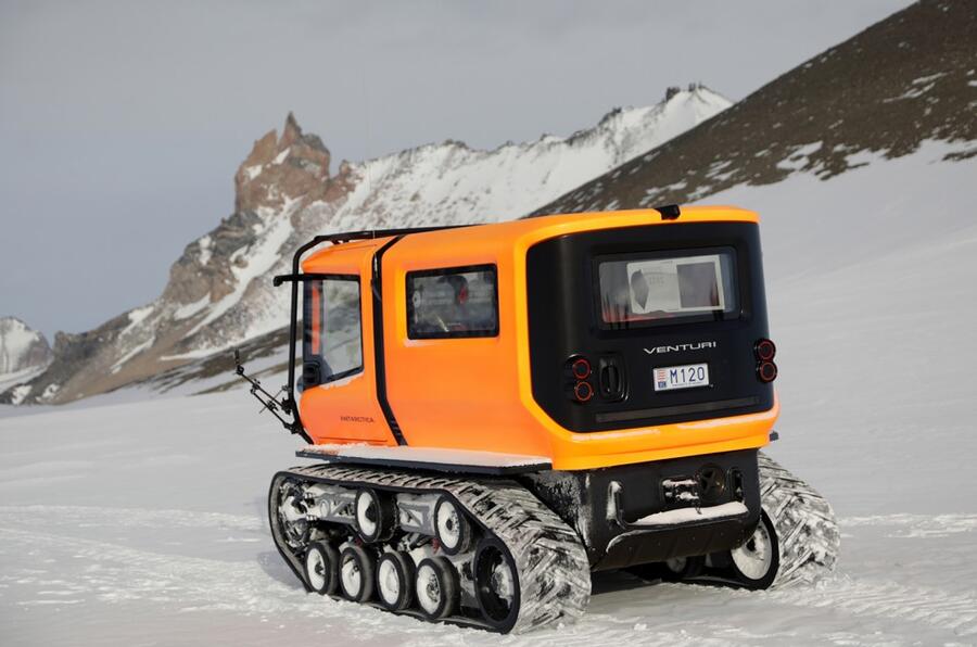 Venturi Antarctica is first fully electric polar-research vehicle | Autocar