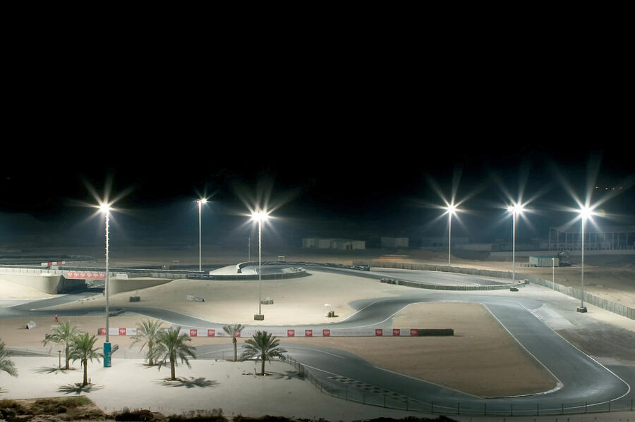 90 Apex circuit design dubai kartdrome night