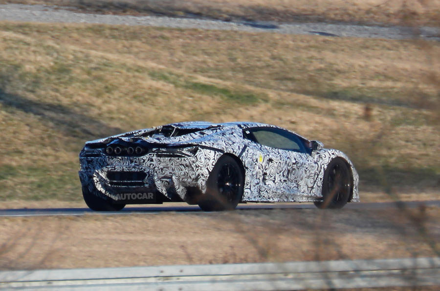 2023 Lamborghini PHEV supercar: Aventador successor spotted | Autocar