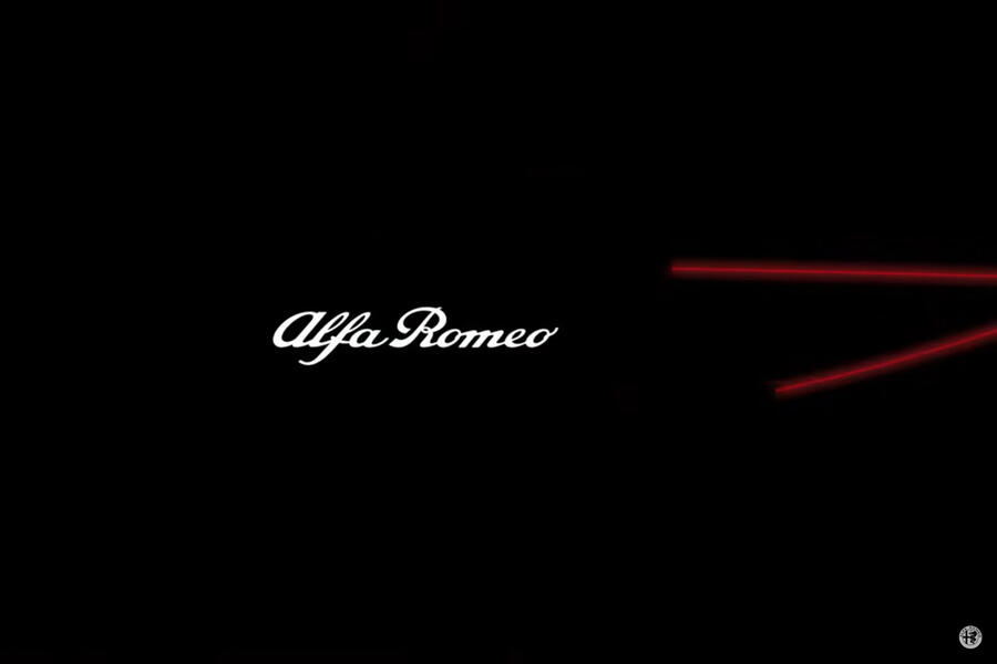 Alfa Romeo Stelvio light teaser