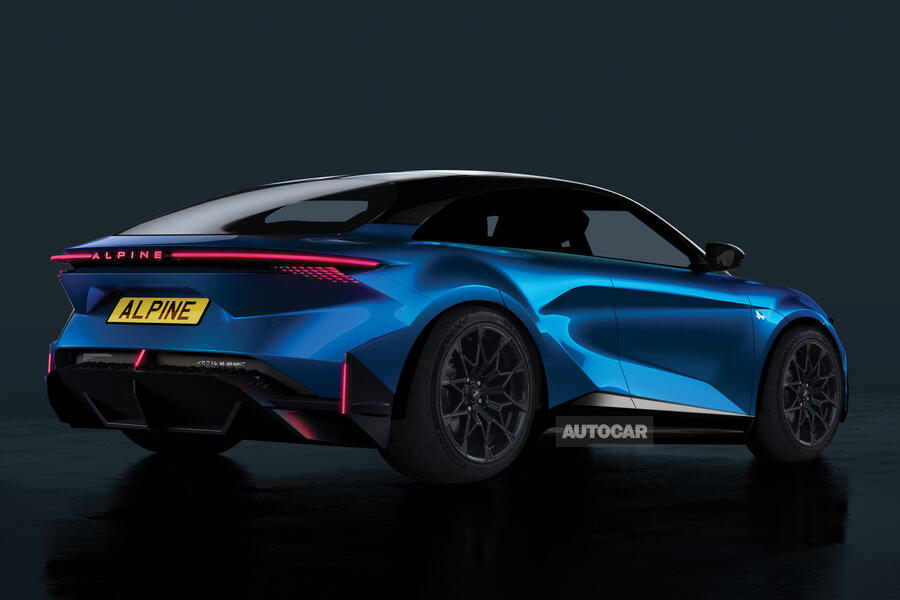 Alpine A310 render – rear quarter