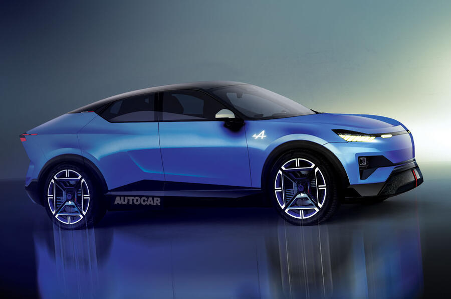 Alpine A390 Autocar render