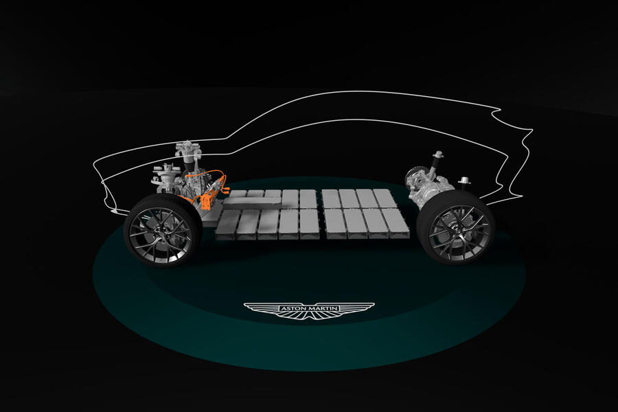 Aston Martin EV platform render