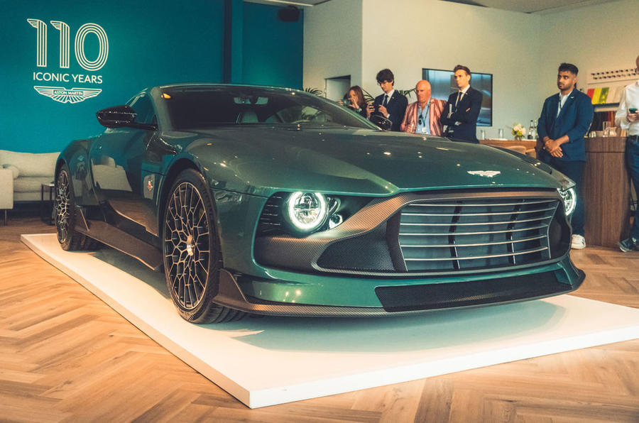 Aston Martin Valour at Goodwood front