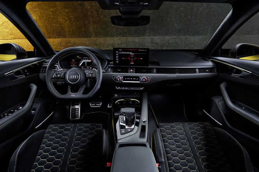 audi rs4edition 25 years interior full