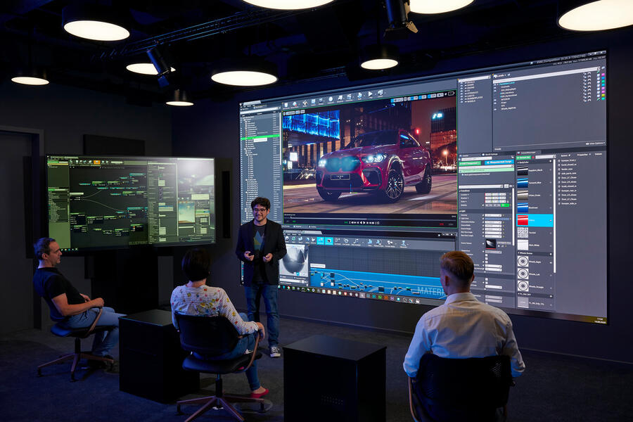Bmw virtual collaboration with ue 2 1